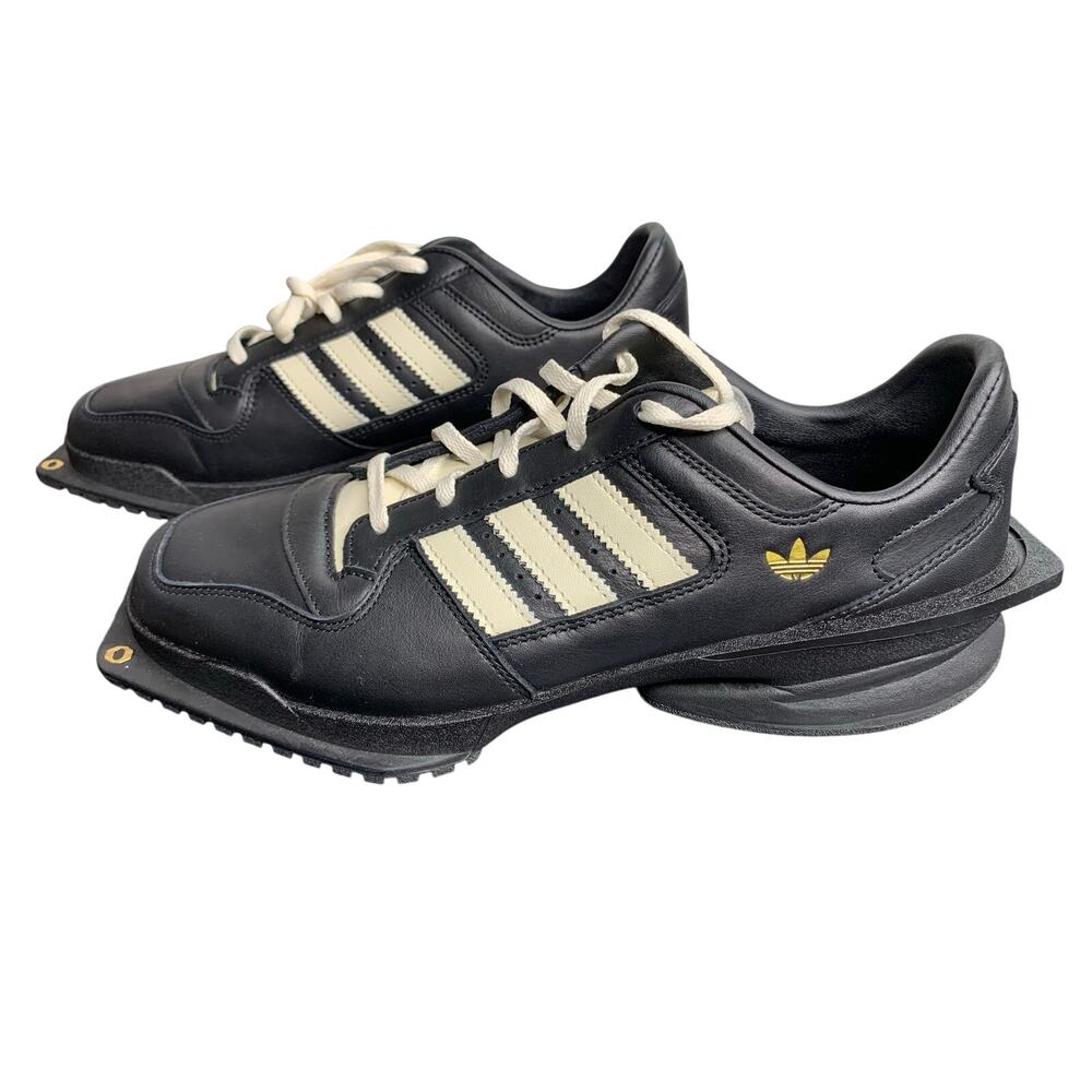 NWOT Adidas FORUM Cubism SQ Squared Toed Sneakers in Black - Picture 6 of 11
